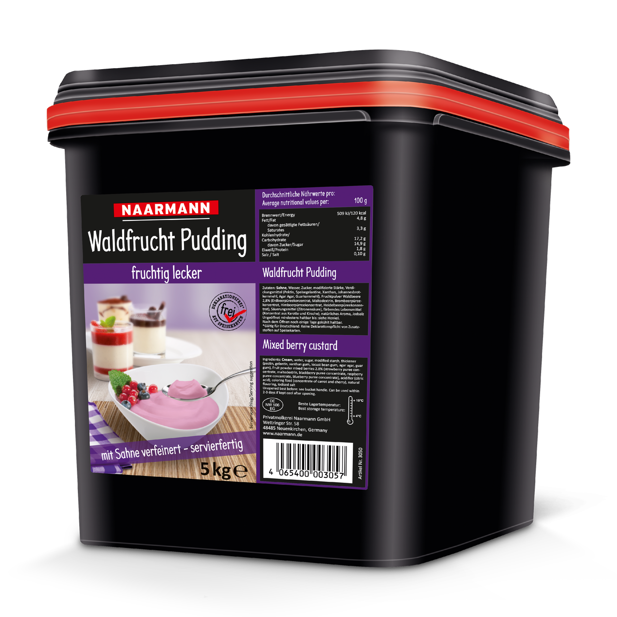 Waldfrucht Pudding