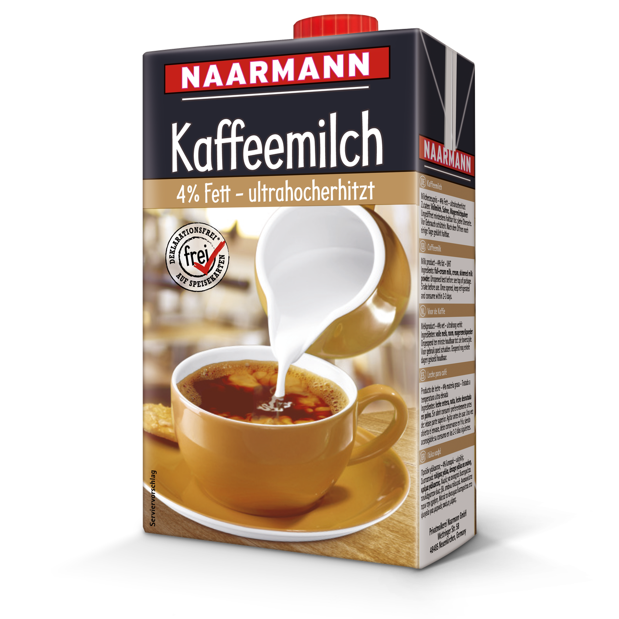 Coffee milk, 4% - Naarmann